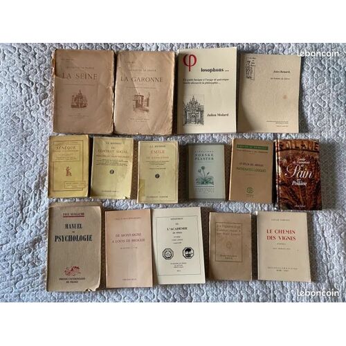 Lot De 15 Anciens Livres - Thèmes Divers