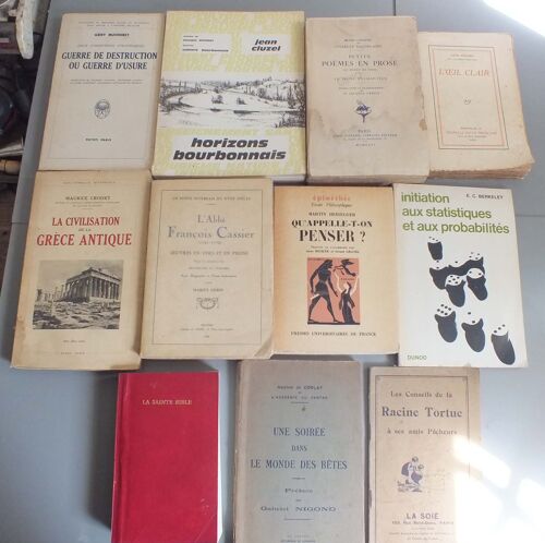 Lot De 11 Anciens Livres - Themes Divers