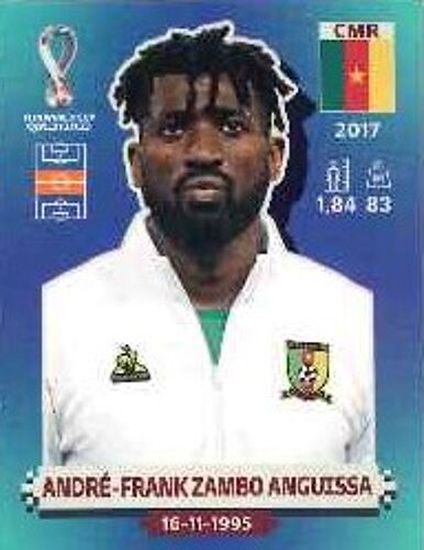 Carte Autocollant Panini Fifa World Cup 2022 - Andre Frank Zambo Anguissa
