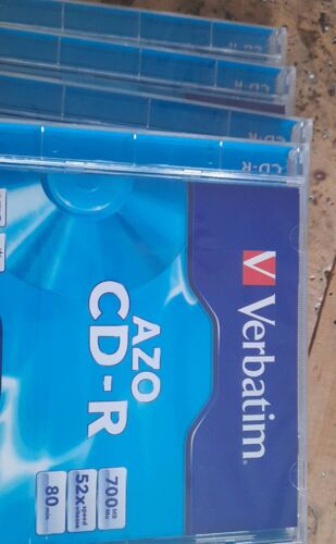 Lot de 4 cd verbatim pour enregistrement. 700 mo, 52 x, 80 mn