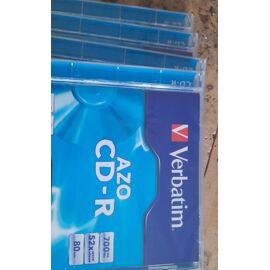 Lot de 4 cd verbatim pour enregistrement. 700 mo, 52 x, 80 mn