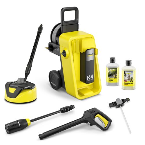 Nettoyeur haute pression Karcher K4 Comfort Premium Home - 130 bars - 420L/h - enrouleur et brosse terrasse