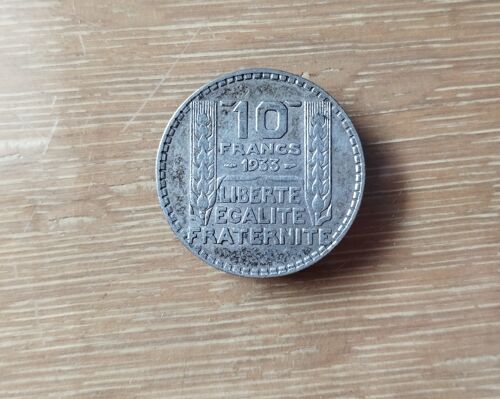 10 Francs Turin 1933 Paris Argent Rameaux Longs Et Aile Monnaie De France
