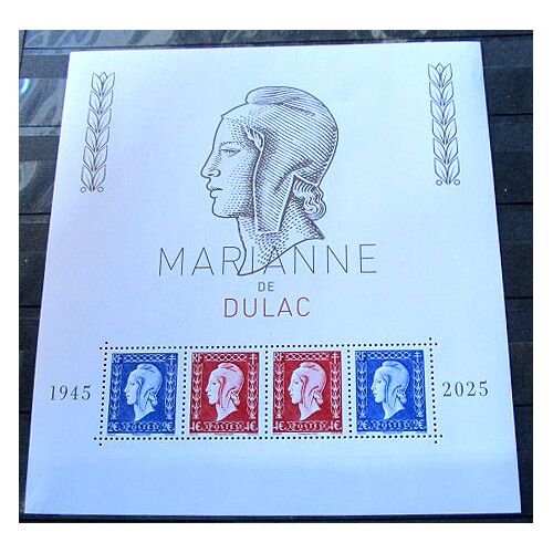 2025. Feuillet F5861: Philatélie. Marianne De Dulac.