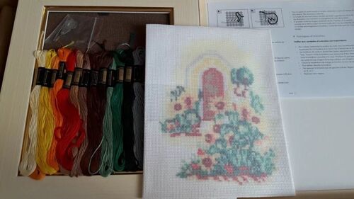 Kit Point De Croix Complet – Tableau À Encadrer 🎁🧵