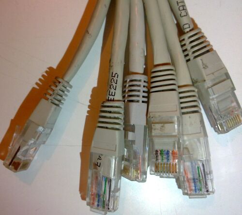 Lot cables réseau RJ45 Cat5e 50cm