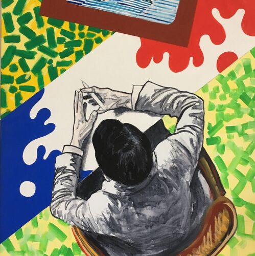 Tableau Contemporain Jean Hil