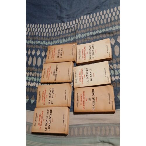Jules Romains Lot De 7 Livres Flammarion