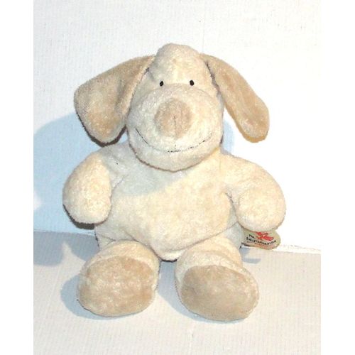 doudou chien beige nicotoy the baby collection
