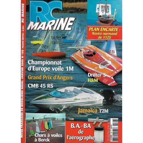 Rc Marine N° 166 Championnat D'Europe Voile 1m - Plan ; Navire Normand De 1125