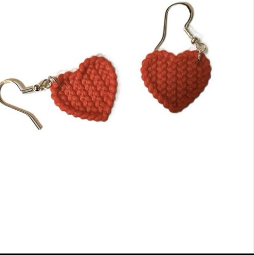 Boucles D¿Oreilles C?urs Tissé