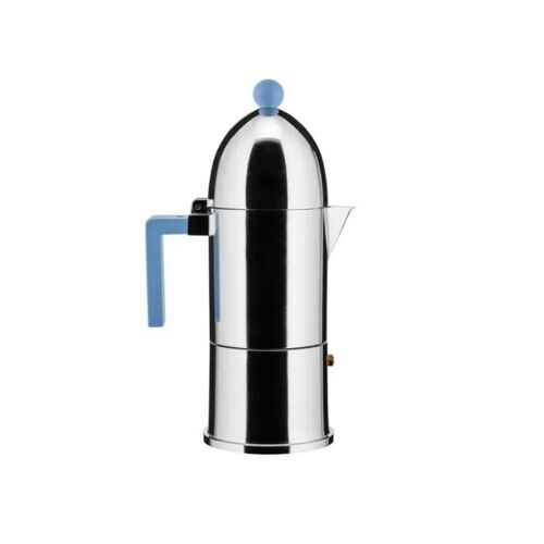La Cupola Cafetière Bleue 6 Tasses Induction Alessi