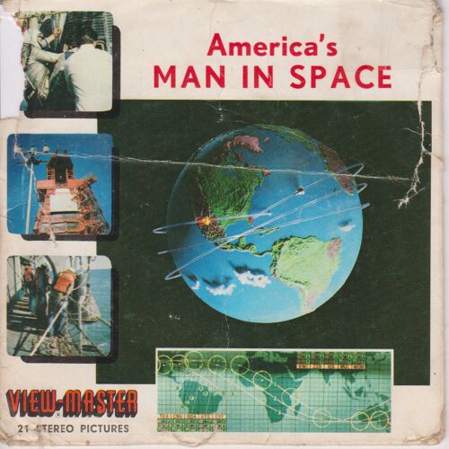 America'S Man In Space - 3 Disques View-Master B6571+2+3