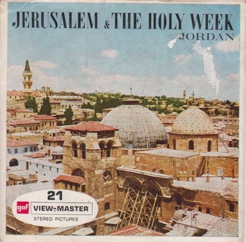 Jerusalem & The Holy Week - Jardan - 3 Disques View-Master C8311+2+3