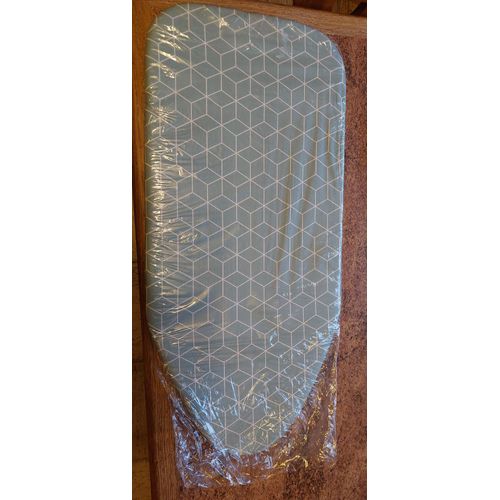 Mini table à repasser 70 X 32 couleur vert traits blancs 2 pieds 1 attache pour pendre neuve