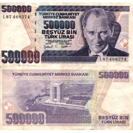 Turquie 500.000 Lirasi 1997