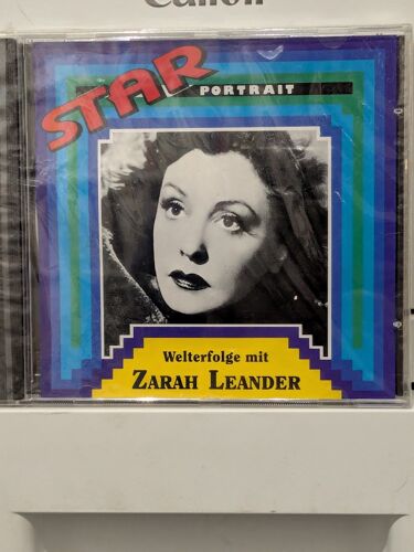 Cd. Star Portrait. Welterfolge Mit Zarah Leander. Cd Avec 20 Titres