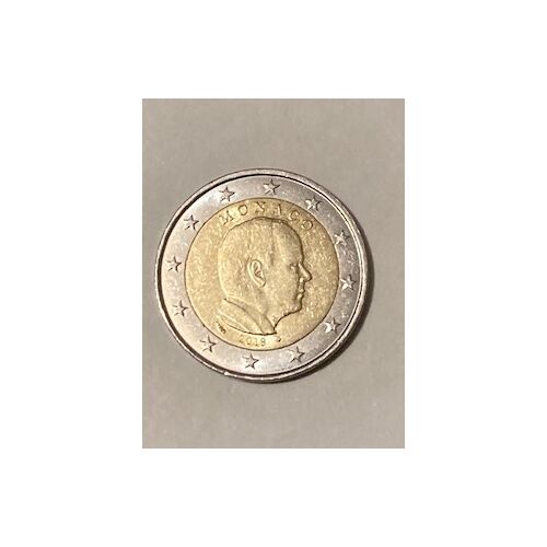 Piece De 2 Euros Monaco 2018