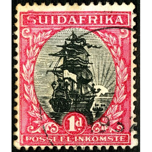 Timbre Oblitéré Suid Afrika , 1d , Posseel-Inkomste