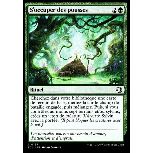 S'Occuper Des Pousses - Magic - Lorwyn Éclipsé Vf - C - 197