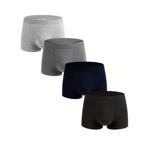 4 Boxers Confortables Pour Homme, Anti-Transpiration, Idéales Pour Le Sport Et L'extérieur, Résistantes À La Sueur