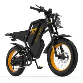 Vélo Électrique Coswheel Gt20 Moteur 2000 W Double Batterie 60 V 40 Ah Vitesse Maximale 60 Km/H Autonomie 233 Km Freins Hydrauliques Double Suspension Pneus 20 Pouces