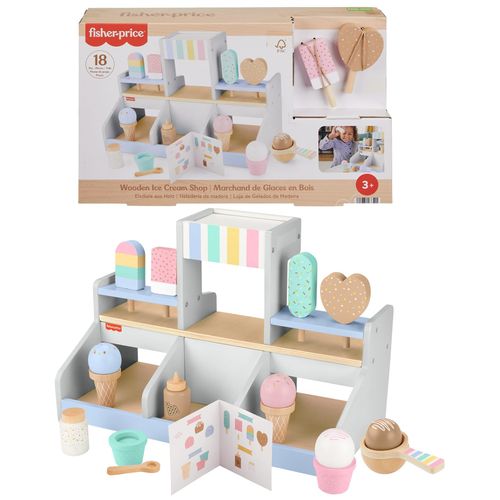Fisher-Price - Coffret Marchand de Glaces en Bois