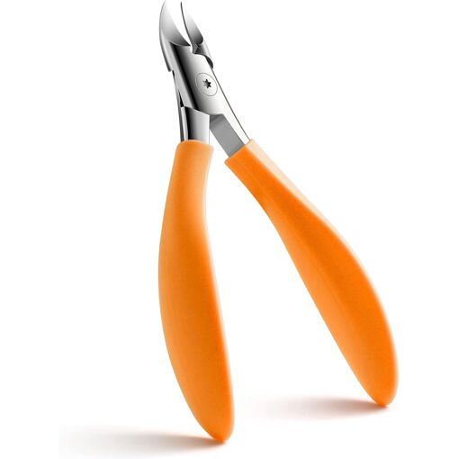 Coupe-ongles Professionnel Pour Pieds - Pince En Acier Inoxydable Rouge - Neuf