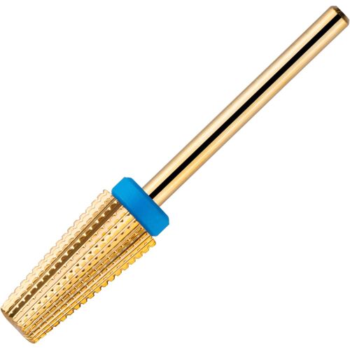 5 En 1 Foret À Ongles En Carbure Enlever L'acrylique Et Le Gel Dur Professionnel 3/32"" Perceuse À Ongles Électrique Mèches En Acier Au Tungstène Manucure Pédicure Outil De Salon, Or&moyen 