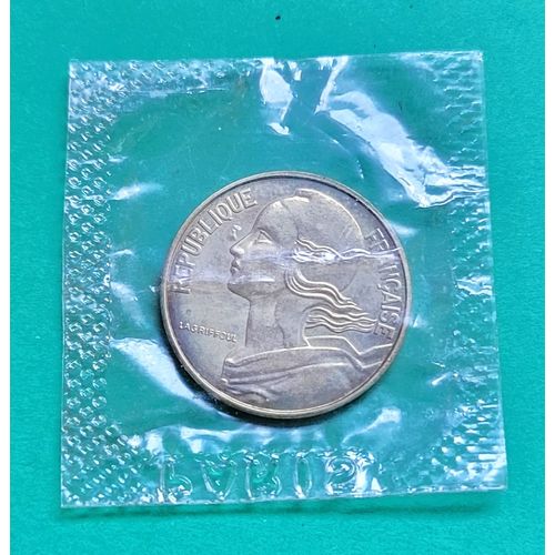 France - Monnaie De 20 Centimes Lagriffoul 1973 Marianne Fdc Scellée