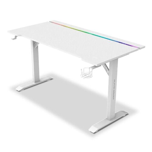 Bureau Gaming Alpha Gamer Starla RGB Blanc