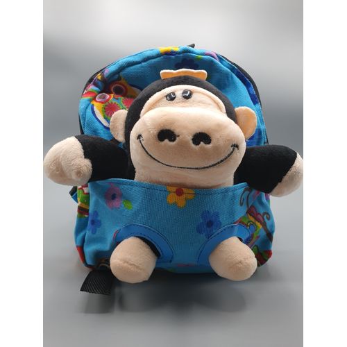 SAC A DOS PELUCHE GORILLE MULTI-COULEUR ENFANTS ANAIS DE 26 CM