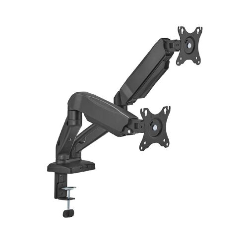 Support de bureau Napofix DM3210 pour deux moniteurs 13" - 32" en noir