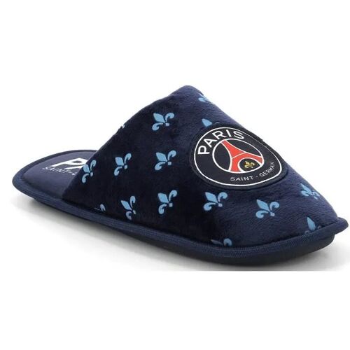 45 - Chaussons - Paris Saint Germain - Collection Officielle - Bleu - Polyester - Gomme