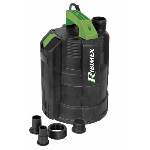 Pompe vide-cave serpillère eaux claires et de pluie 350 watts avec interrupteur