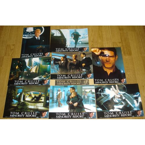 Minority Report - Jeu De 8 Photos D'exploitation Cinématographique - Format 21x28 Cm - Un Film De Steven Spielberg Avec Tom Cruise, Max Von Sydow, Colin Farrell, Samantha Morton - Année 2002