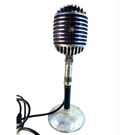Microphone shure ancien modèle 550 avec son câble 