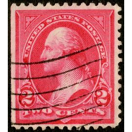Timbre Oblitéré United States Postage , Two Cents