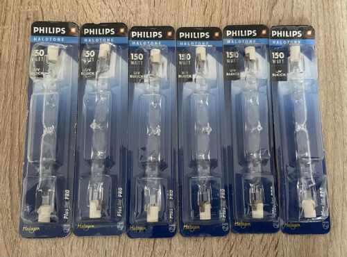Lot De 6 Lampes Halogènes Linéaires Philips
