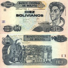 Bolivie 10 Bolivianos 2011