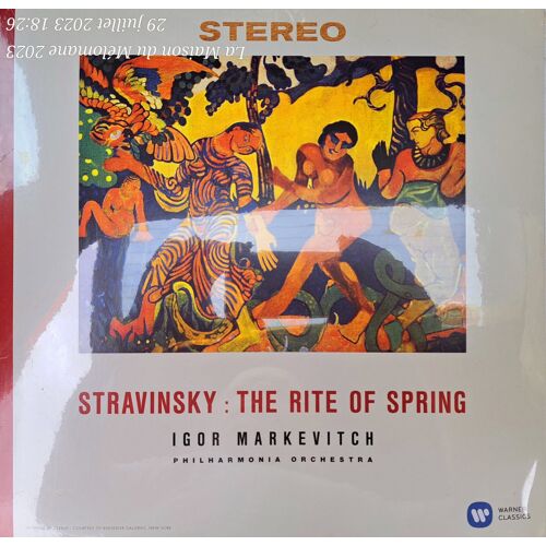 Album Vinyle Original Stravinsky The Rite Of Spring Igor Markevitch