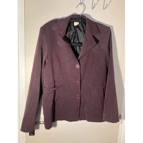 Veste Blazer Femme Bordeaux - Taille 40 - Coupe Cintrée