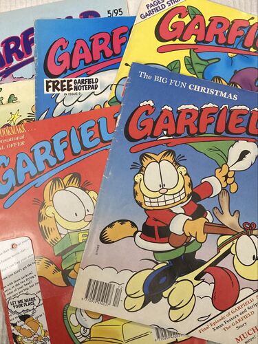 Garfield - Lot De 5 Magazines En Anglais - 1995