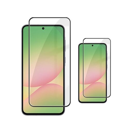 Kit 2 Verre Trempé À Coque Complète Premium PHONECARE Pour Samsung Galaxy A57 5G - Transparent/Noir