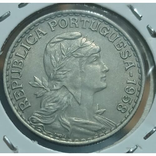 1 Escudo 1958 Portugal Mbc