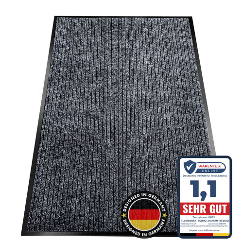Tapis D'entrée Sous Porte Dura - Paillasson Antidérapant Pour L'entrée - Tapis Anti-Salissure Et Absorbant - Tapis De Porte Pour Usage Intérieur - 4 Couleurs - Tailles Variées