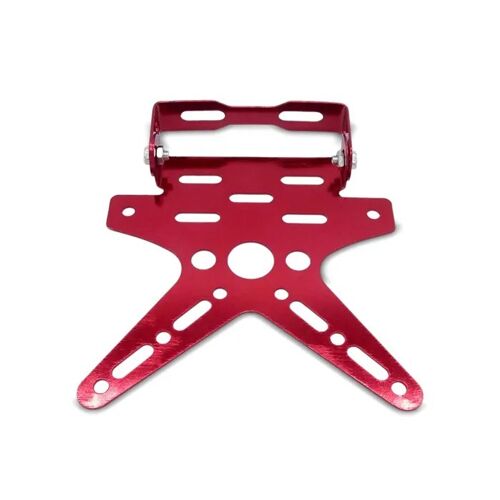 Support De Plaque Moto Zaddox Nh7 Rouge
