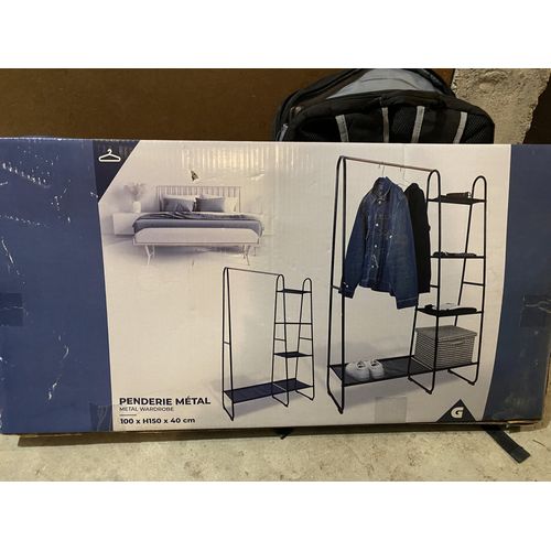 Penderie en métal - 100x150x40cm