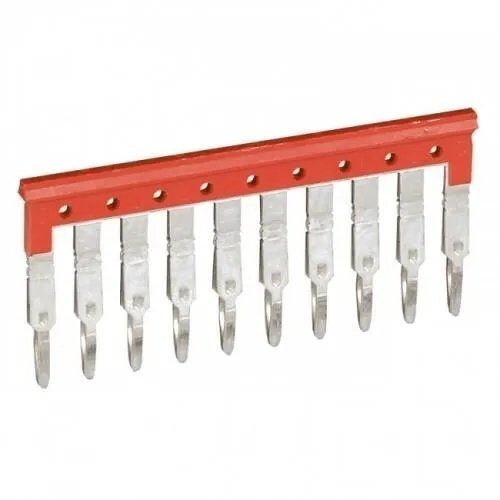 Peigne - LEGRAND - Bloc Viking 3 - Pour 10 Blocs - Rouge - Montage Automatique