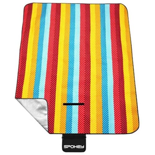 Couverture De Pique-Nique - Spokey - Modèle Grain - 3 Couches - 130x150 Cm - Coloré